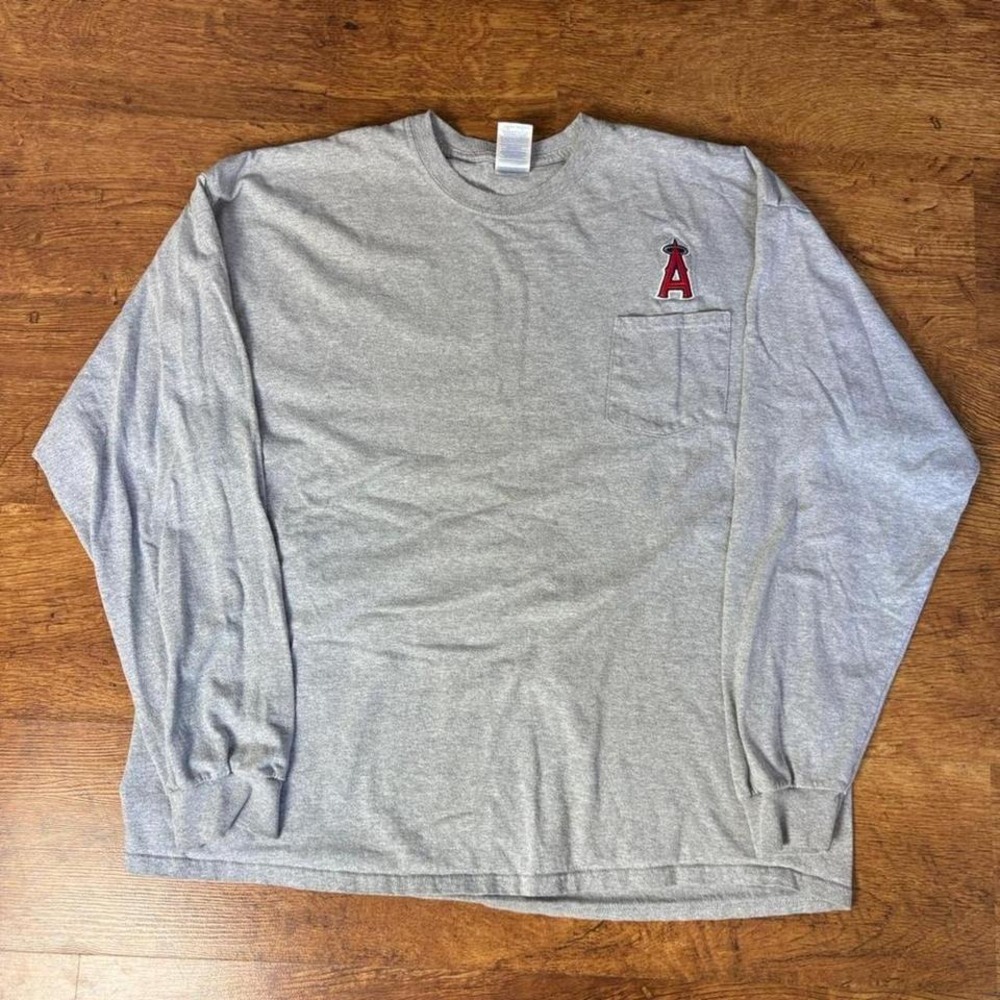 Los Angeles Angels long sleeve shirt with embroidered logo